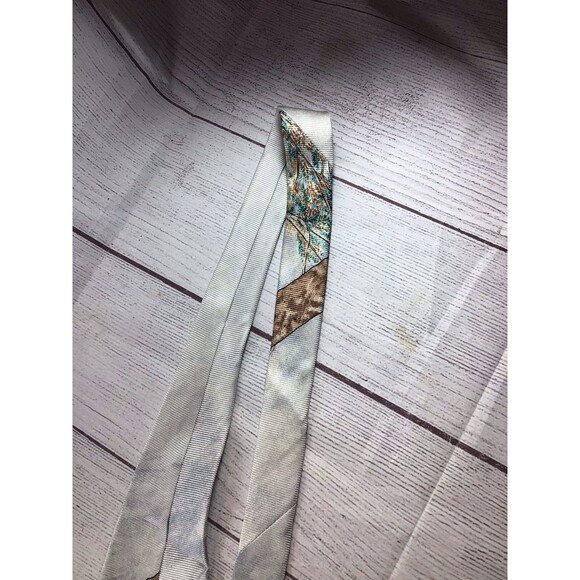 Vintage Field & Stream Men’s Silk Tie Ducks Nature - Picture 12 of 12